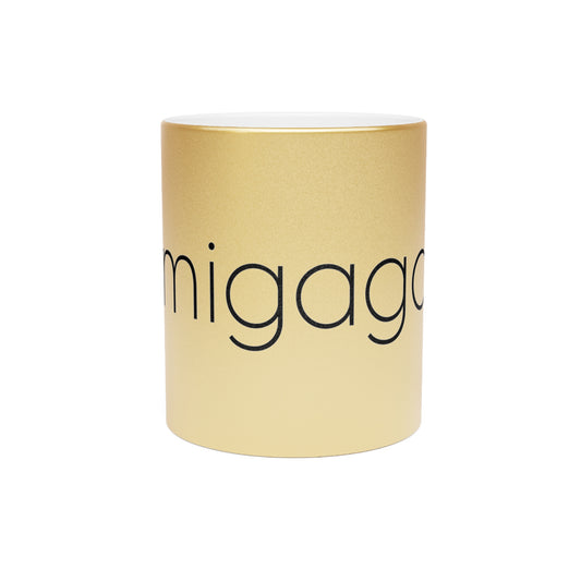 Amigagaa Metallic Mug 11oz (Silver\Gold)