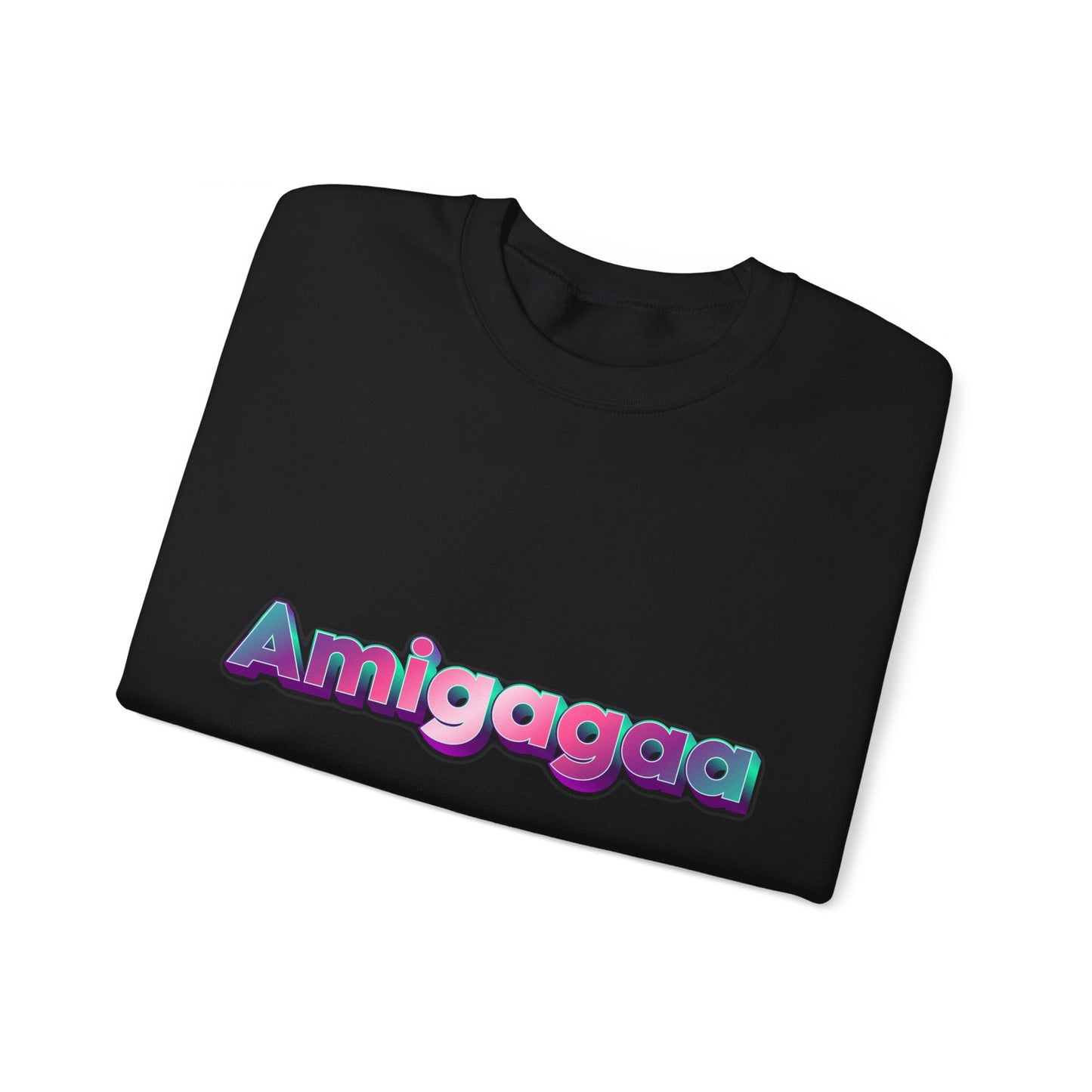 Amigagaa Unisex Heavy Blend Crewneck Sweatshirt