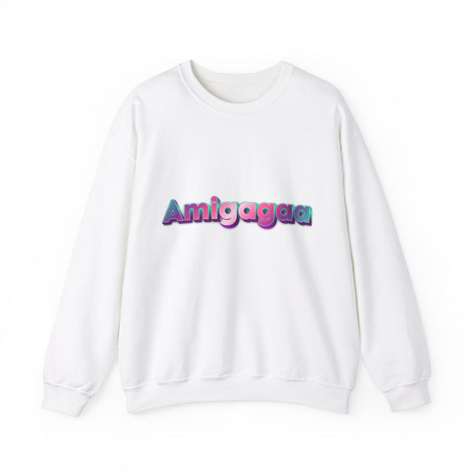 Amigagaa Unisex Heavy Blend Crewneck Sweatshirt